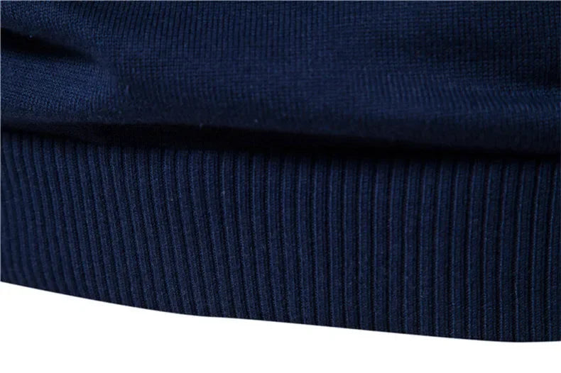 Men's Striped Cotton Sweater Pullover O Neck Knitwear Autumn Jumpers Plus Size 3XL 4XL - GONZALES ONLINE SHOP