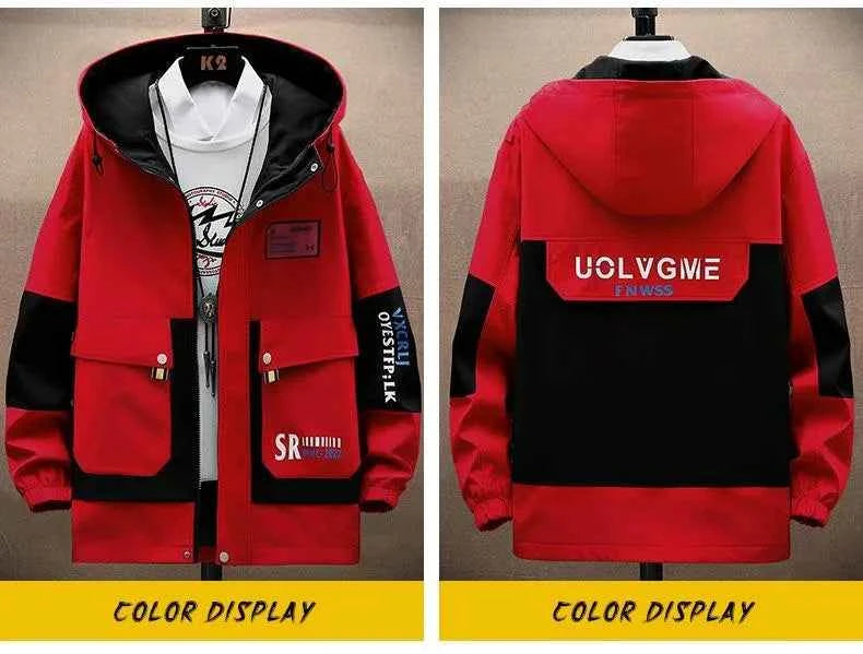 Men's Hooded Windproof Jacket Casual & Comfortable - GONZALES ONLINE SHOP