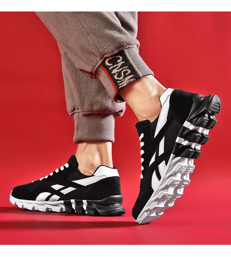 2025 New Men's Running Shoes Sneakers Breathable Casual Sneakers Anti-slip Vibration Comfortable Walking Men Shoes GONZALES ONLINE SHOP