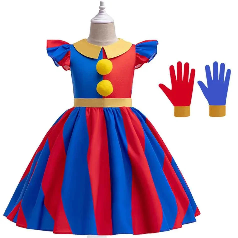 Kids Pomni Costume - Adorable Cosplay Outfit for Children - GONZALES ONLINE SHOP