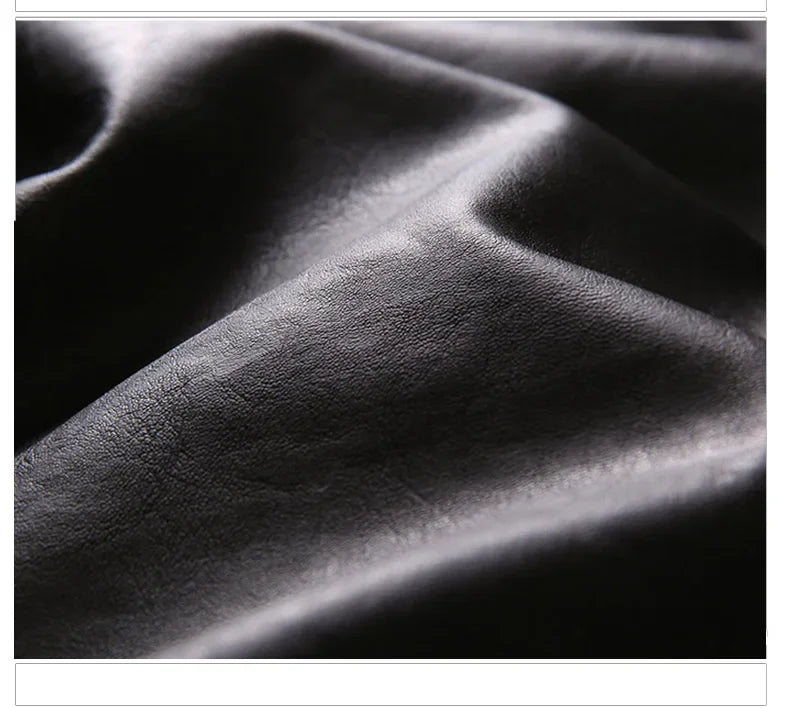 MaiDangDi Winter Men's Washed Leather Jacket European and American Casual Thickened Men's Coat Men's Thick Leather Jacket - GONZALES ONLINE SHOP