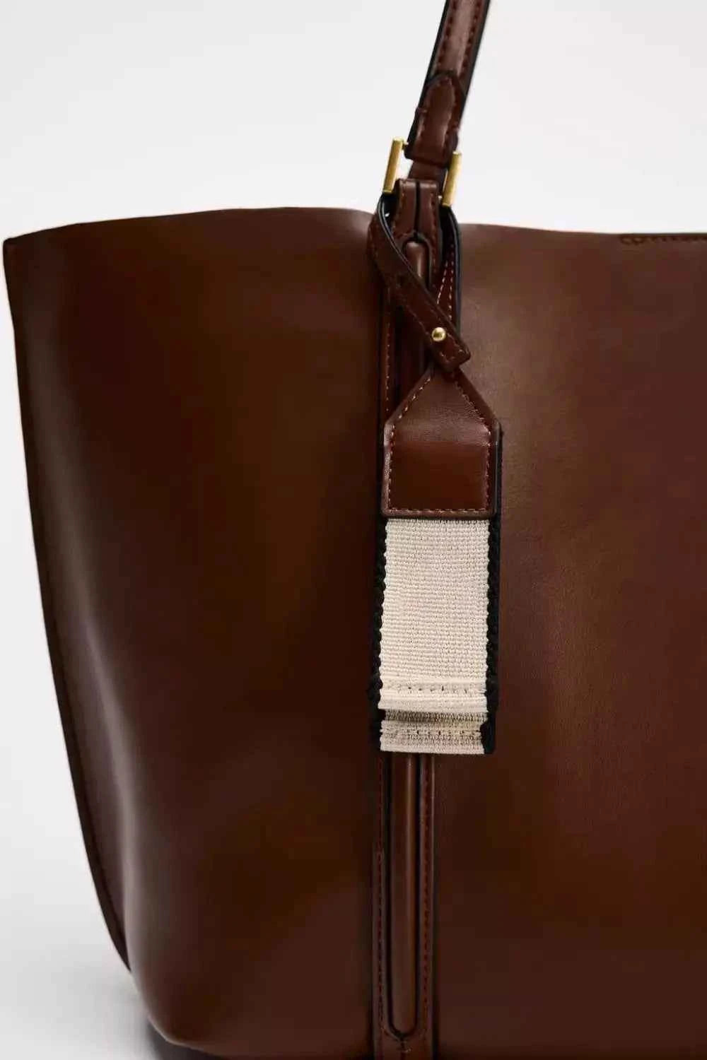 Fashion Minimalist Tote Bag Women Casual Leather Large Capacity Shoulder Bag Ladies High End Commute Shopping Underarm Bags 2025