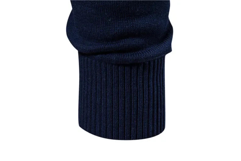 Men's Striped Cotton Sweater Pullover O Neck Knitwear Autumn Jumpers Plus Size 3XL 4XL - GONZALES ONLINE SHOP