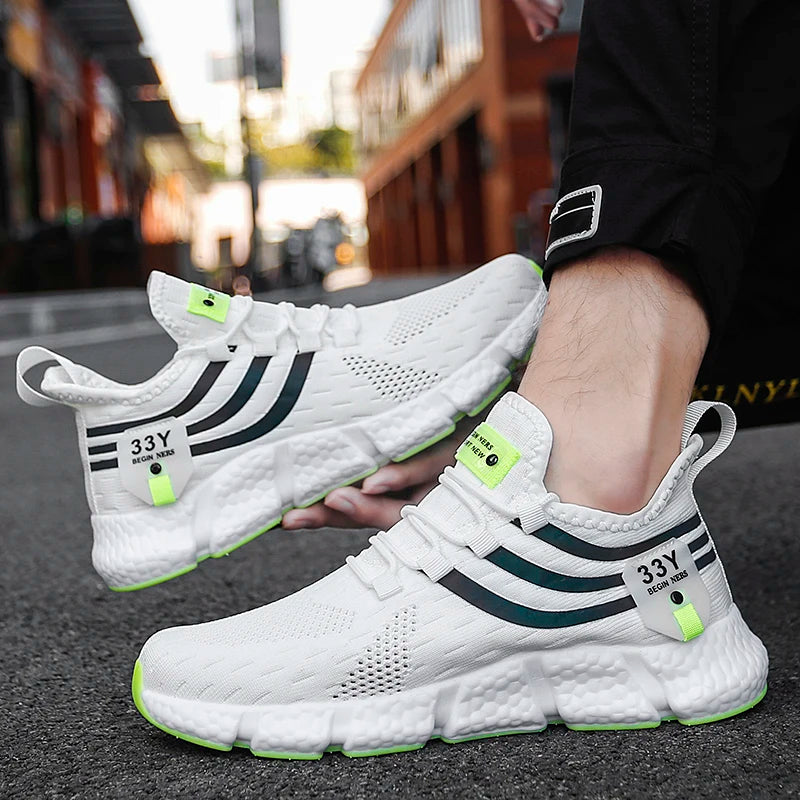 Men's Sneakers Breathable Running Shoes For Men Comfortable Classic Casual Shoes Men Tenis Masculino GONZALES ONLINE SHOP