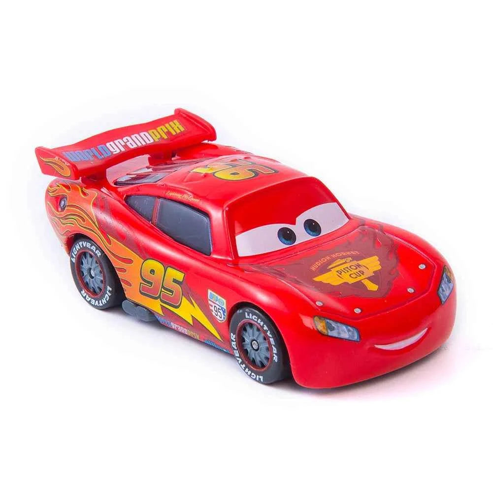 Cars Disney Pixar Cars Lightning McQueen Mater Jackson Storm The King Mater 1:55 Metal Alloy Car Toy Model Toys Children Gifts