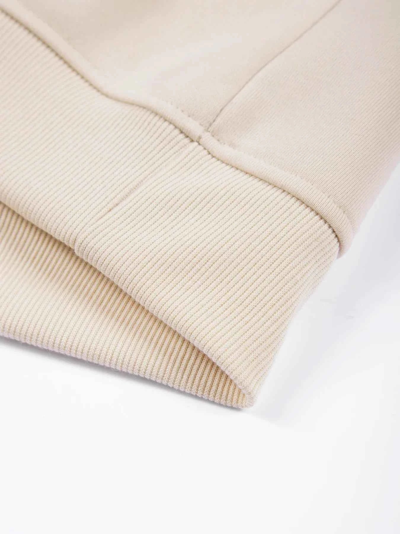 Men's Crew Neck Hoodies Autumn Winter Fleece Warm Casual Loose Pullover Solid Color Round Neck Sport Long Sleeved Sweatshirt