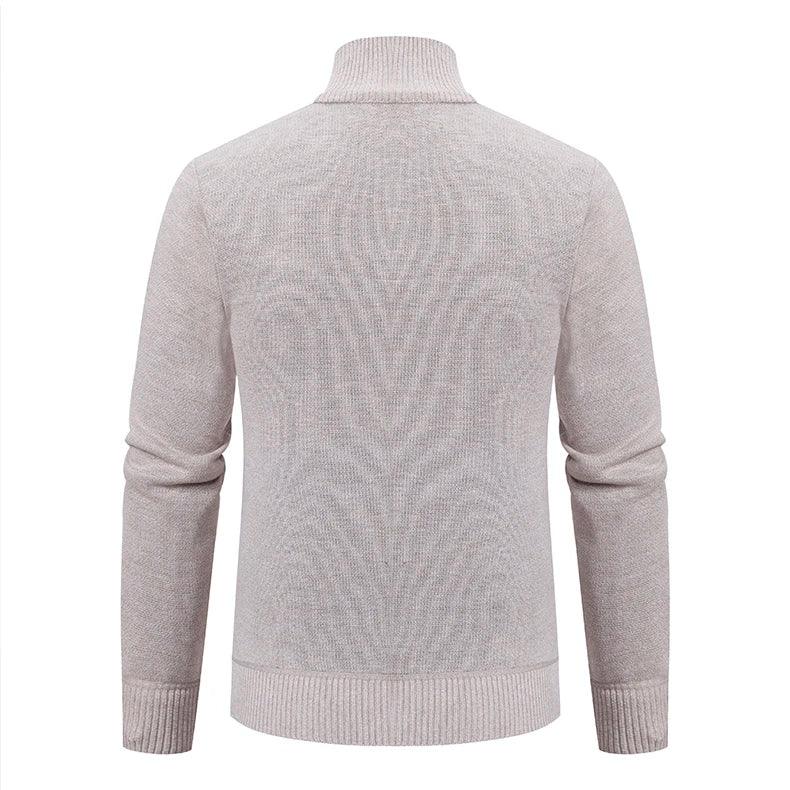 Man Knit Sweater Jacket Fleece Cardigan Amazon Men's Clothes Luxury Brown Jersey Casual Sweatshirts Warm Jumper Korean Coat GONZALES ONLINE SHOP