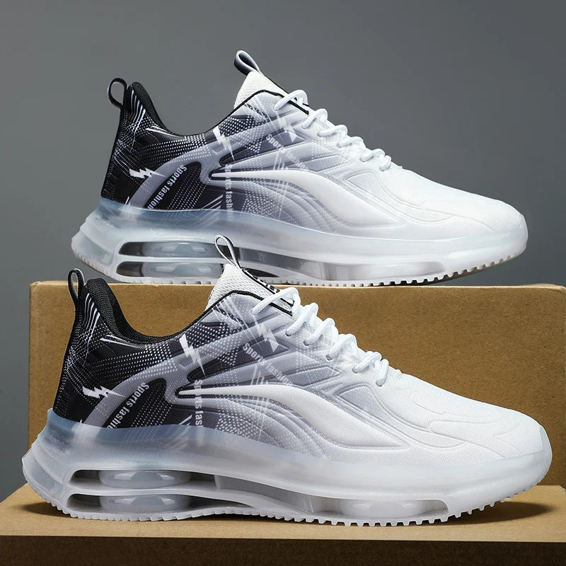 Men's Fashionable Basketball Shoes, with Air Cushioning, Comfortable and Non-Slip, Breathable and Shock-Absorbing, Suitable for Men's Outdoor Activities GONZALES ONLINE SHOP