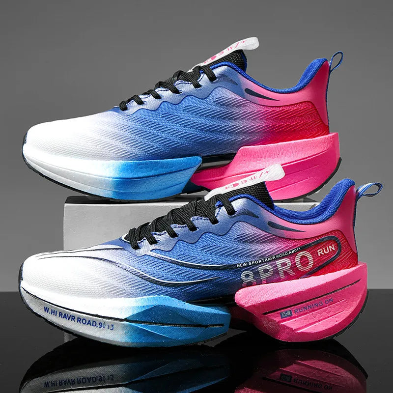 Men's Running Shoes Carbon Plate Racing Marathon Athletic Shoes Cushioned Comfortable Road Sneakers Teenage Training Shoes GONZALES ONLINE SHOP