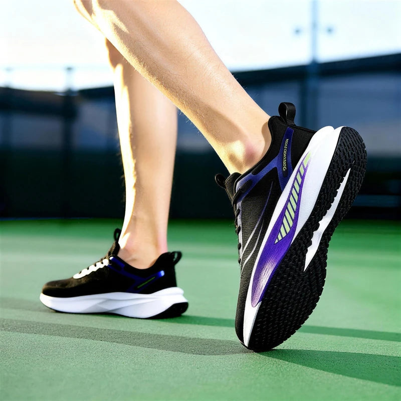 Running Shoes Men Women Non-Slip Wear-Resistant Rubber Outsole Breathable Shock Absorption Athletic Sneakers Outdoor Gym Sports GONZALES ONLINE SHOP