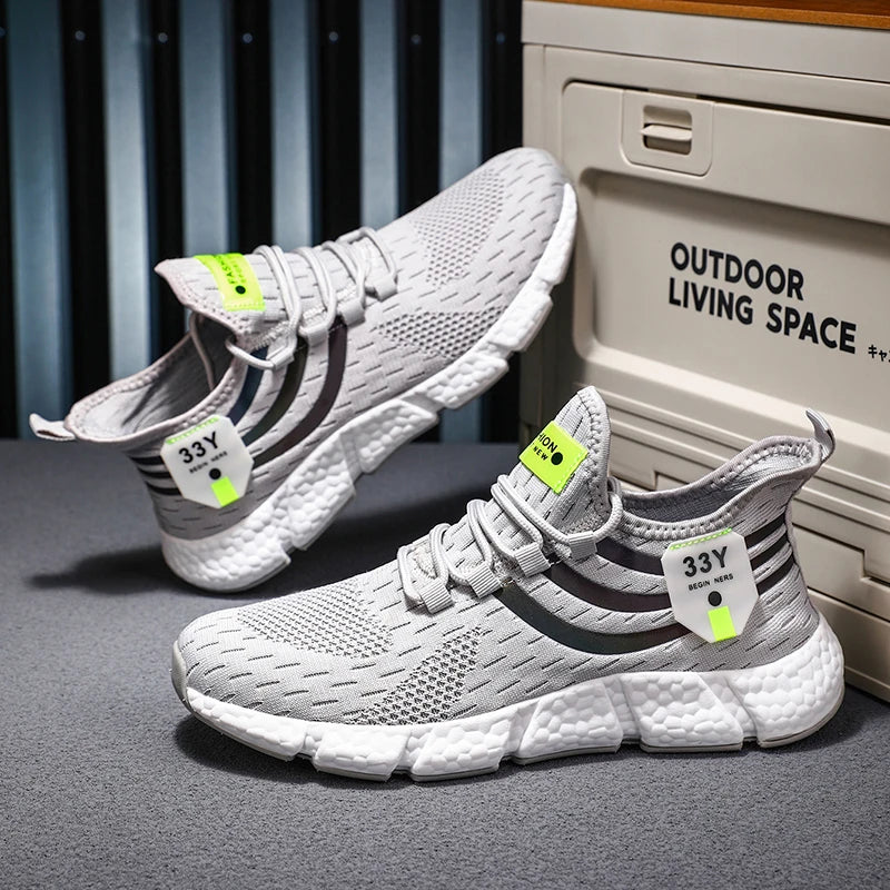 Men's Sneakers Breathable Running Shoes For Men Comfortable Classic Casual Shoes Men Tenis Masculino GONZALES ONLINE SHOP