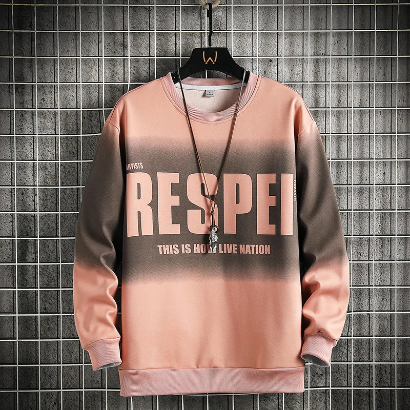 Autumn Spring 2023 Hoodies Sweatshirt For Men's Print Hip Hop Punk Pullover Streetwear Casual Fashion Clothes OverSize 5XL GONZALES ONLINE SHOP