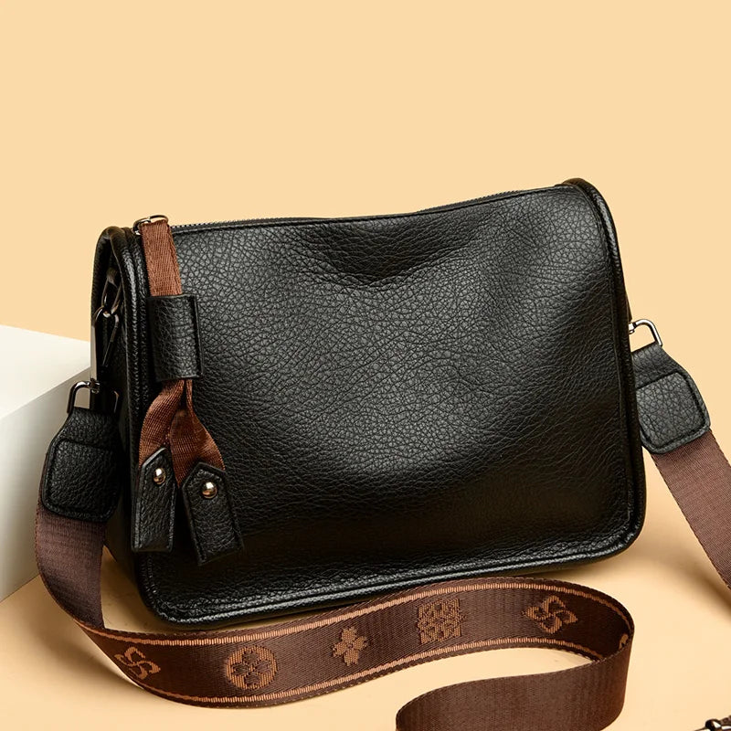 High Quality Genuine Leather Women Tote Bag Luxury Soft Cowhide Ladies Shoulder Crossbody Bags 2024 Fashion Female Messenger Sac GONZALES ONLINE SHOP