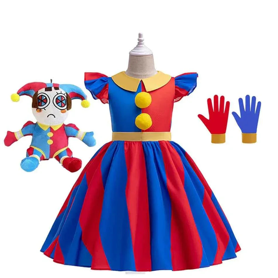 Kids Pomni Costume - Adorable Cosplay Outfit for Children - GONZALES ONLINE SHOP