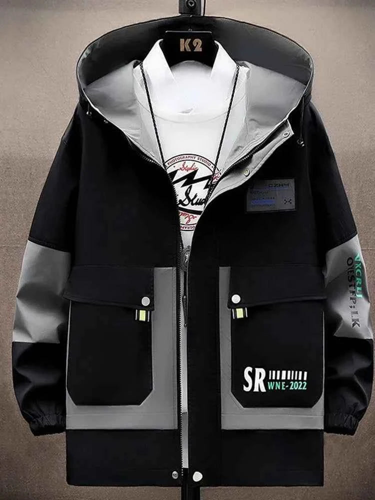 Men's Hooded Windproof Jacket Casual & Comfortable - GONZALES ONLINE SHOP