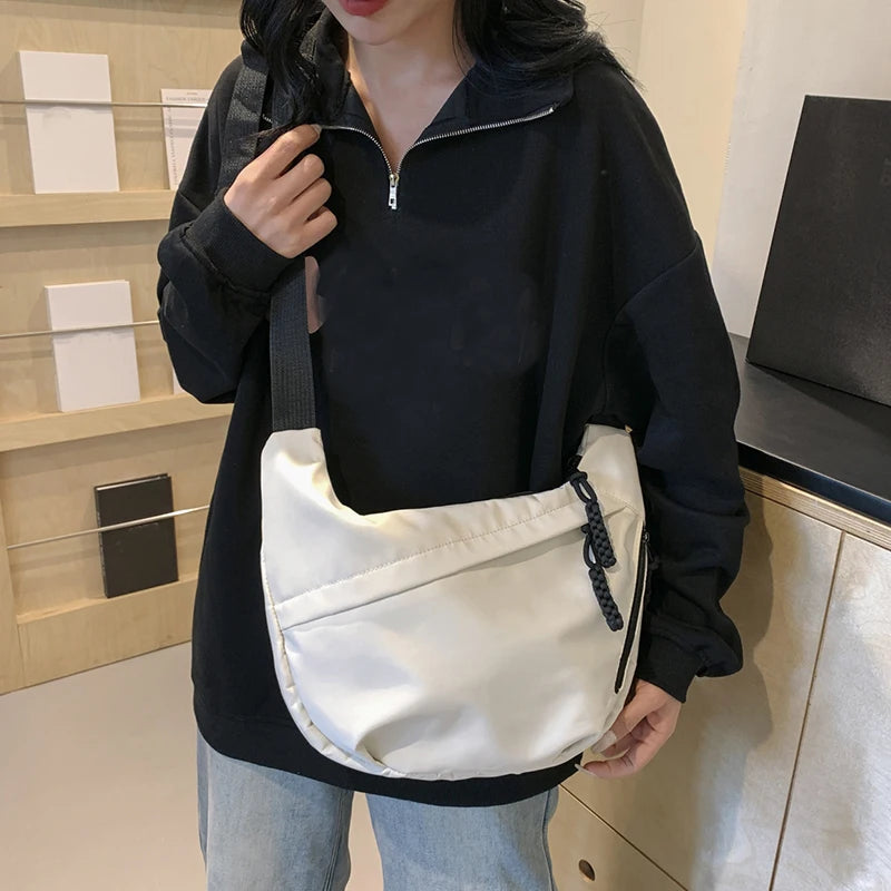 Neutral style tote bag with strap for carrying fitness items. New mini street-style handbag with shoulder strap. Lightweight and GONZALES ONLINE SHOP