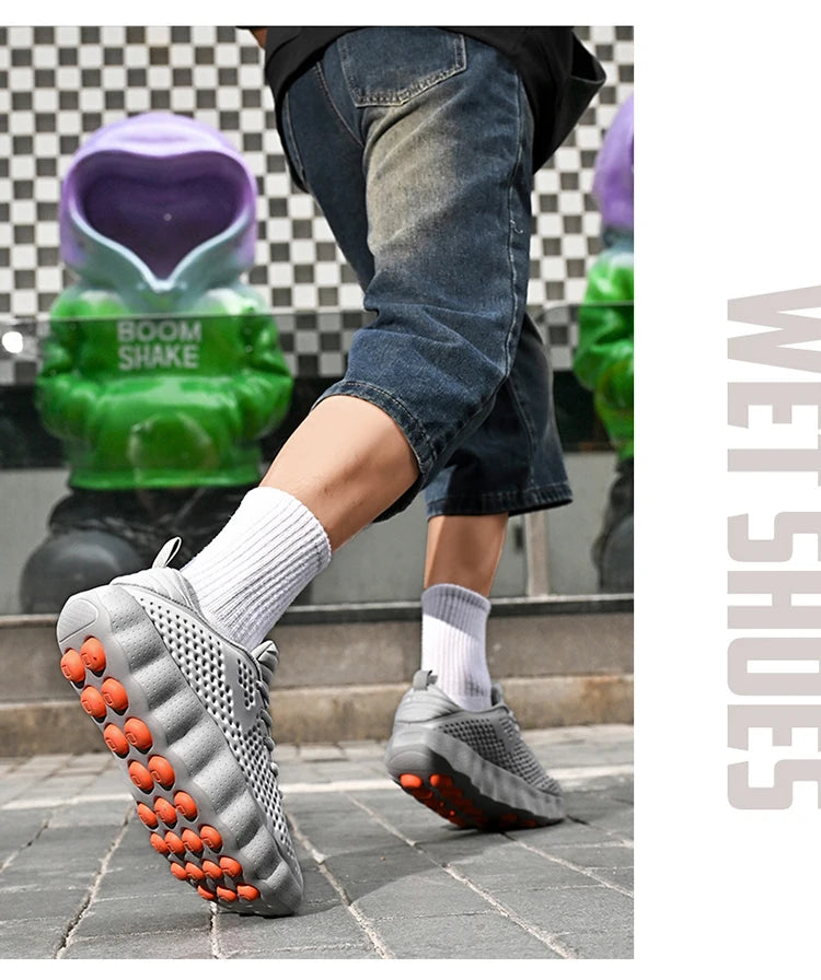 Men's Comfortable Casual Sneakers with Foot Sensing Massage Technology Women's Sports Breathable Lightweight Training Shoes GONZALES ONLINE SHOP