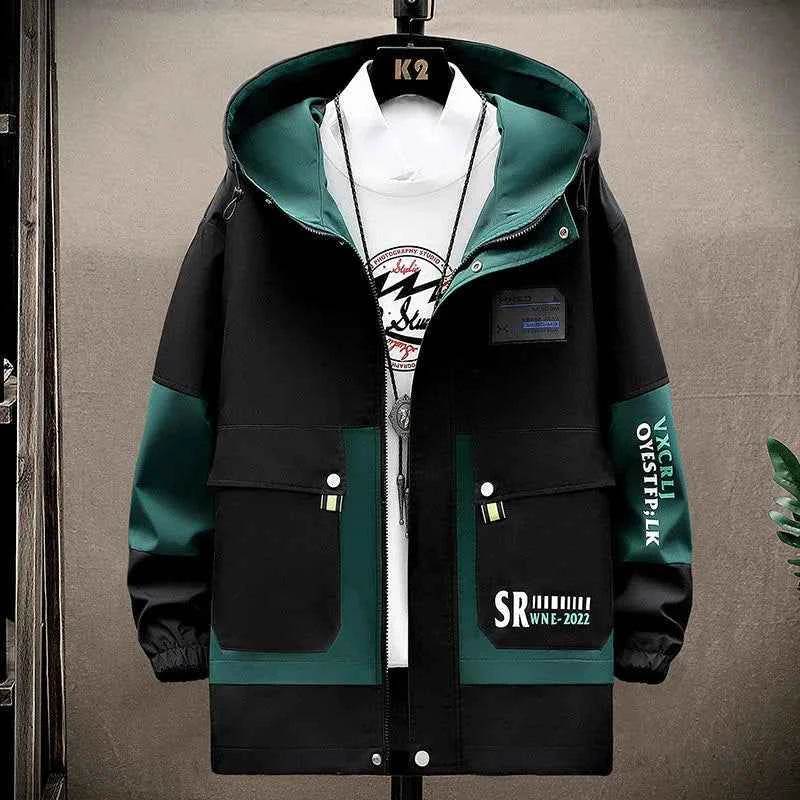 Men's Hooded Windproof Jacket Casual & Comfortable - GONZALES ONLINE SHOP