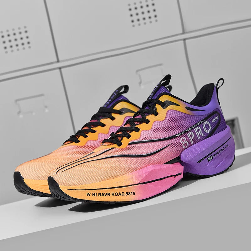 Men's Running Shoes Carbon Plate Racing Marathon Athletic Shoes Cushioned Comfortable Road Sneakers Teenage Training Shoes GONZALES ONLINE SHOP