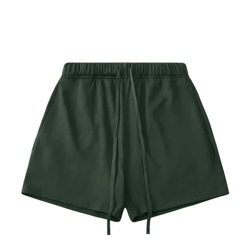 Heavy Fog Color Shorts - Basic Style Loose Fit Streetwear - GONZALES ONLINE SHOP