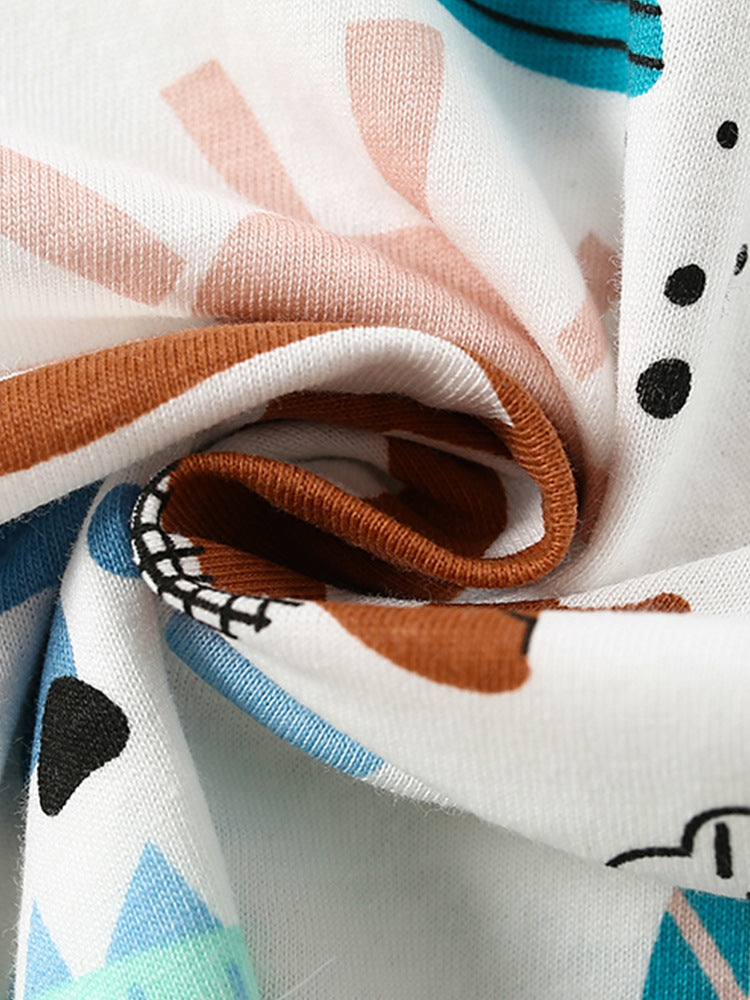 Boys’ Animals Cartoon Pattern Short Sleeves T-Shirt In European And American Style For Summer MyKids-USA