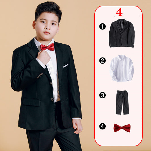 Fat Boy Suit, Boy Plus Fat Big Size Suit, Children's Host Costume, Big Boy Piano Performance Dress GONZALES ONLINE SHOP