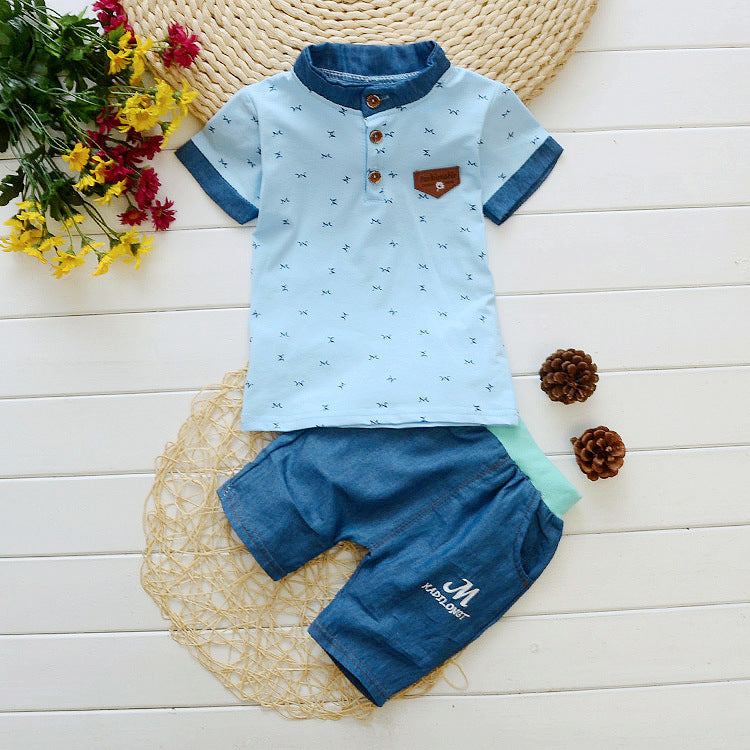 Children's short sleeve suit summer boy sports GONZALES ONLINE SHOP