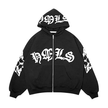 Ladies' street hoodie with foam zipper hoodie Hypersku