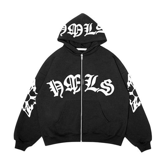 Ladies' street hoodie with foam zipper hoodie Hypersku