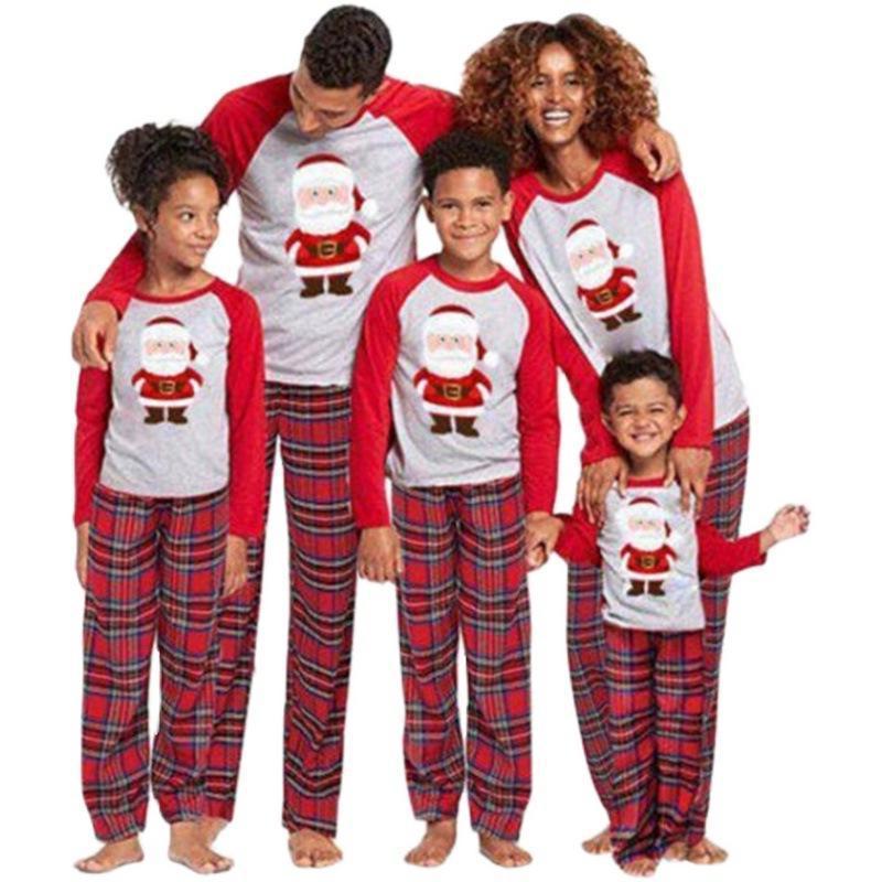 Christmas family parent-child dress home cartoon Christmas clothes GONZALES ONLINE SHOP