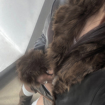 Irregular Leather Jacket Hypersku