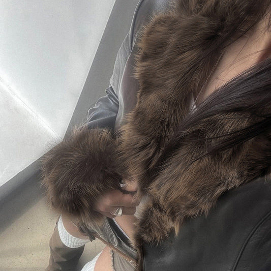 Irregular Leather Jacket Hypersku