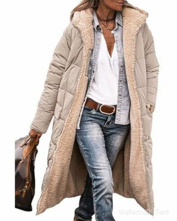 Solid-color hooded cotton-padded jacket Hypersku