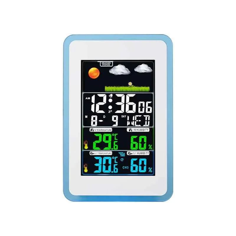 433MHZ Wireless Weather Station with Color Display and Forecast Bell - GONZALES ONLINE SHOP