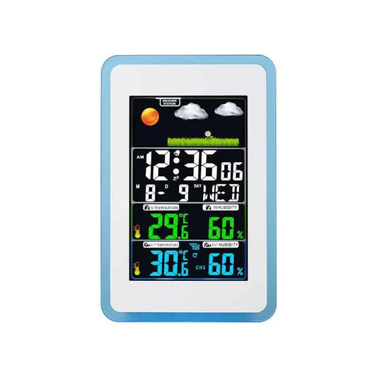 433MHZ Wireless Weather Station with Color Display and Forecast Bell - GONZALES ONLINE SHOP