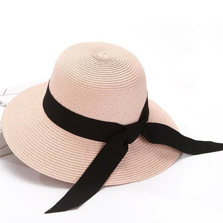 Women's Beach Wide Brimmed Sun Straw Hat - GONZALES ONLINE SHOP