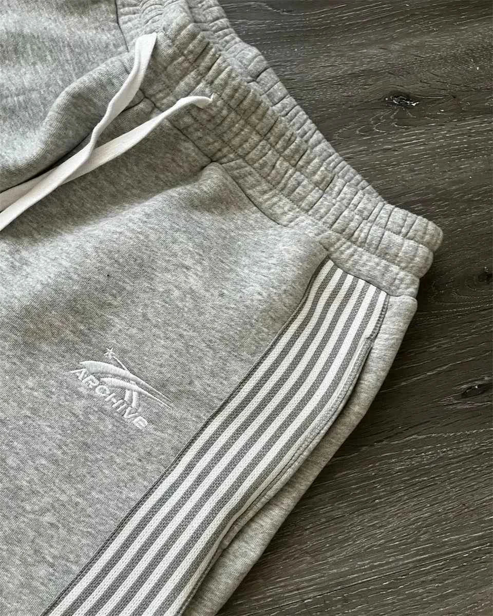 Casual Loose Straight Leg Pants Striped 2025 Summer Fashion Trend Brand Street Hip-hop Jogging Men's Women's Harajuku Sweatpants
