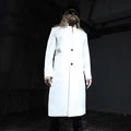 Homemade 18-winter Korean slim double-breasted double-lapel overcoat, woolen overcoat, long British trench coat.     S-6XL!! GONZALES ONLINE SHOP