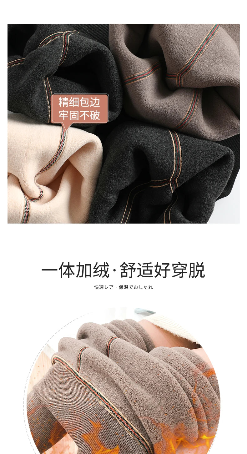 Girls winter plus velvet extra thick pantyhose child strips warm pants Polar Fleece Lining kids baby leggings cotton stockings GONZALES ONLINE SHOP