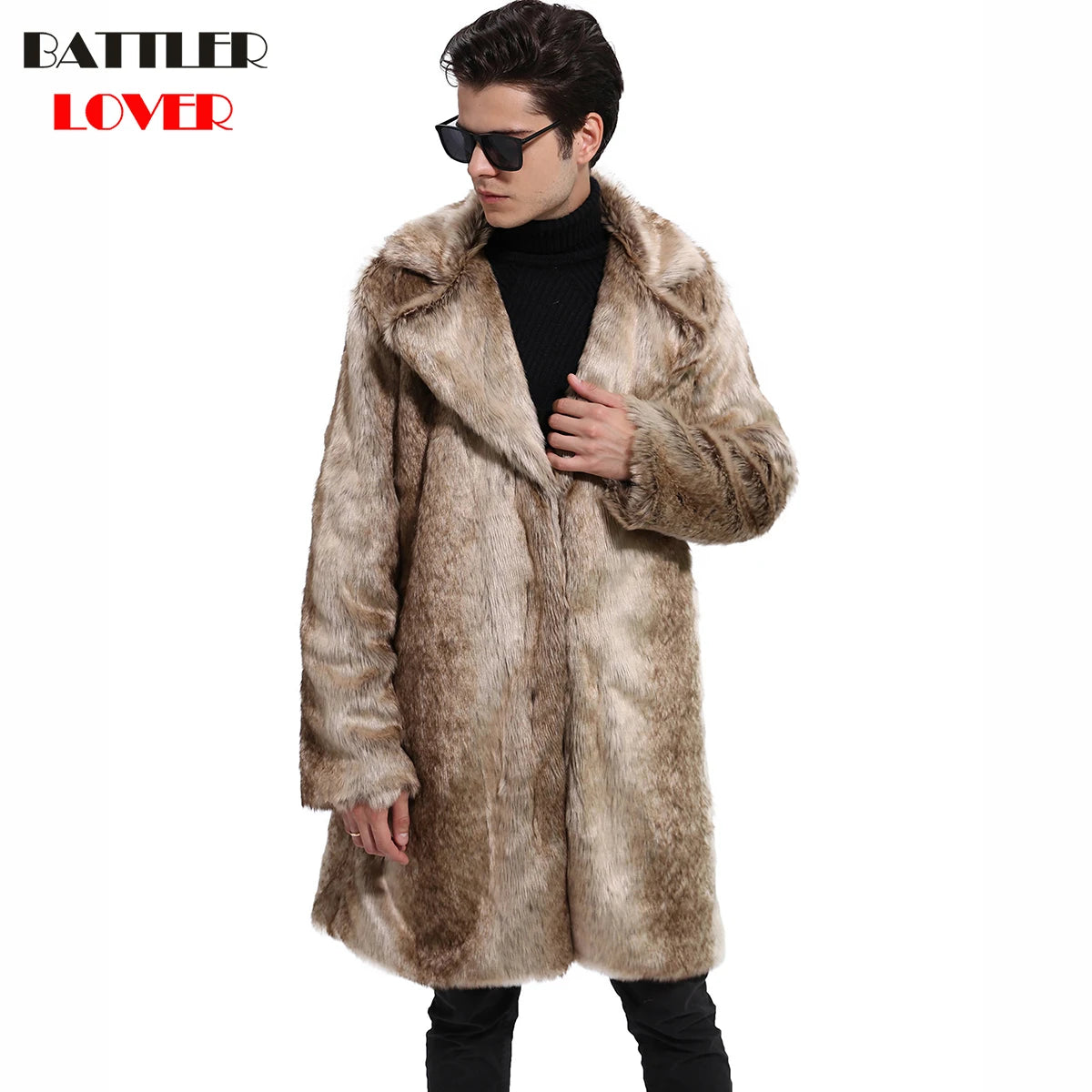 S-6XL New Fashion Cold Winter Jackets For Men 2021 Raccoon Fur Warm Coats Male Soft Faux Fur Trench Overcoats Autumn Clothing GONZALES ONLINE SHOP