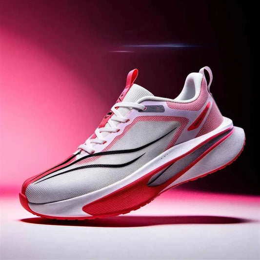 Running Shoes Men Women Non-Slip Wear-Resistant Rubber Outsole Breathable Shock Absorption Athletic Sneakers Outdoor Gym Sports