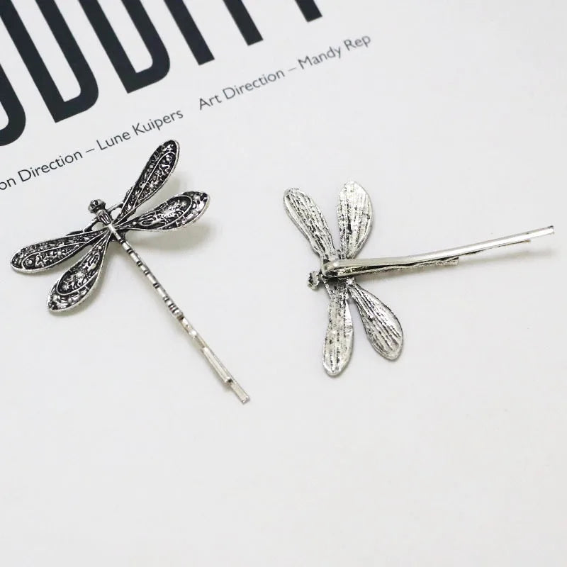 New Hairpin Hair Sticks Dragonfly ShapeTrendy Vintage Metal Hair Accessories Headwear Hairstyle for Women Jewelry H049 GONZALES ONLINE SHOP