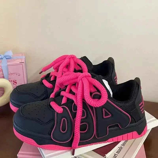 Sneakers Lace Up Athletic Shoes for Women Sports Light H Comfortable and Elegant Woman Footwear Original Deals Designer Luxury A