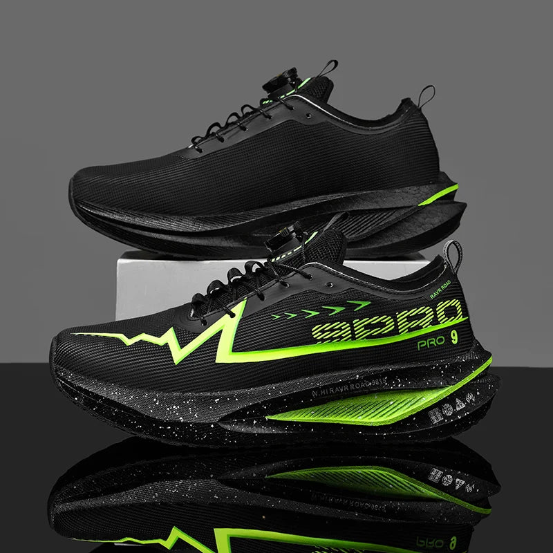 New Men's Running Shoes Breathable Outdoor Road Wear-Resistant Sport Sneakers Light Athletic Jogging Walking Shoes Fitness Shoes GONZALES ONLINE SHOP