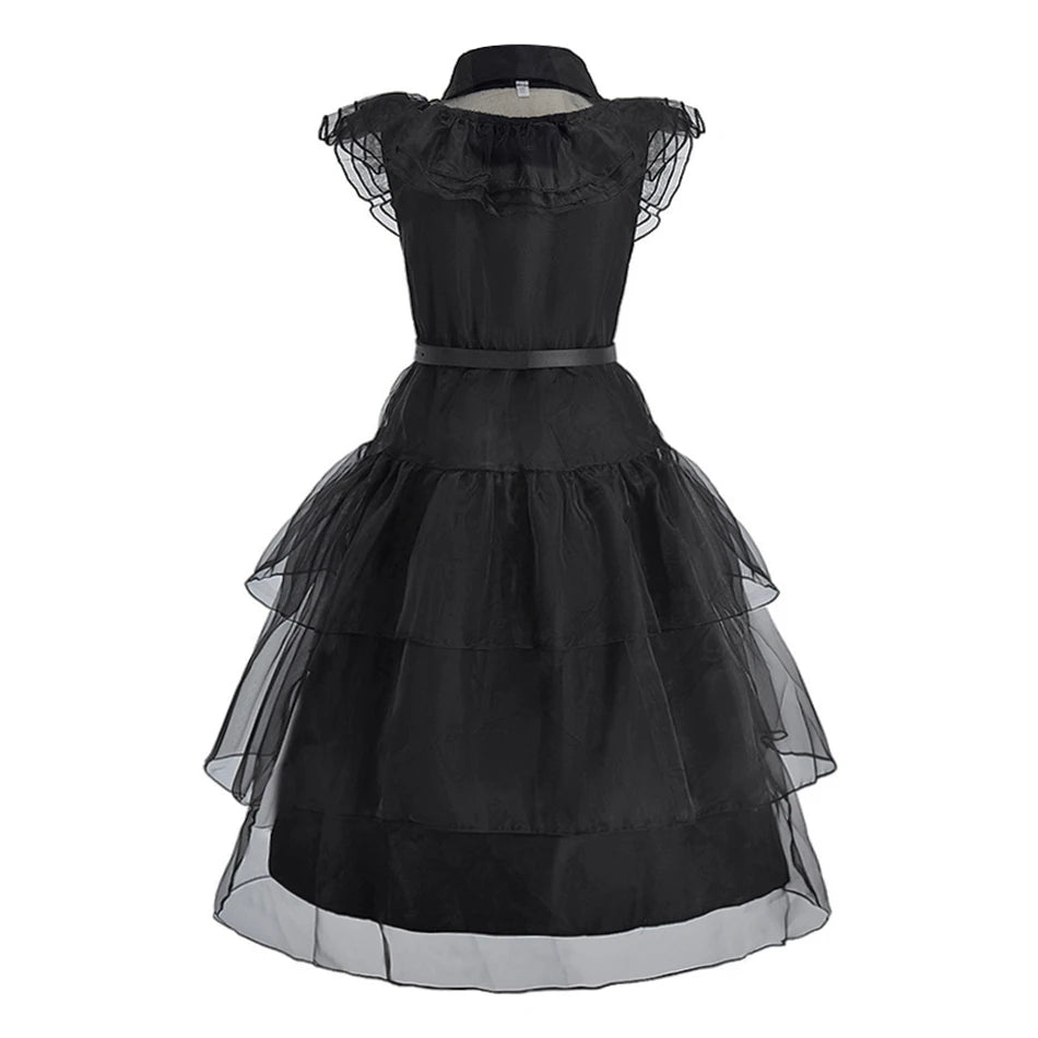 Little Girls Addams Dark Gothic Style GONZALES ONLINE SHOP