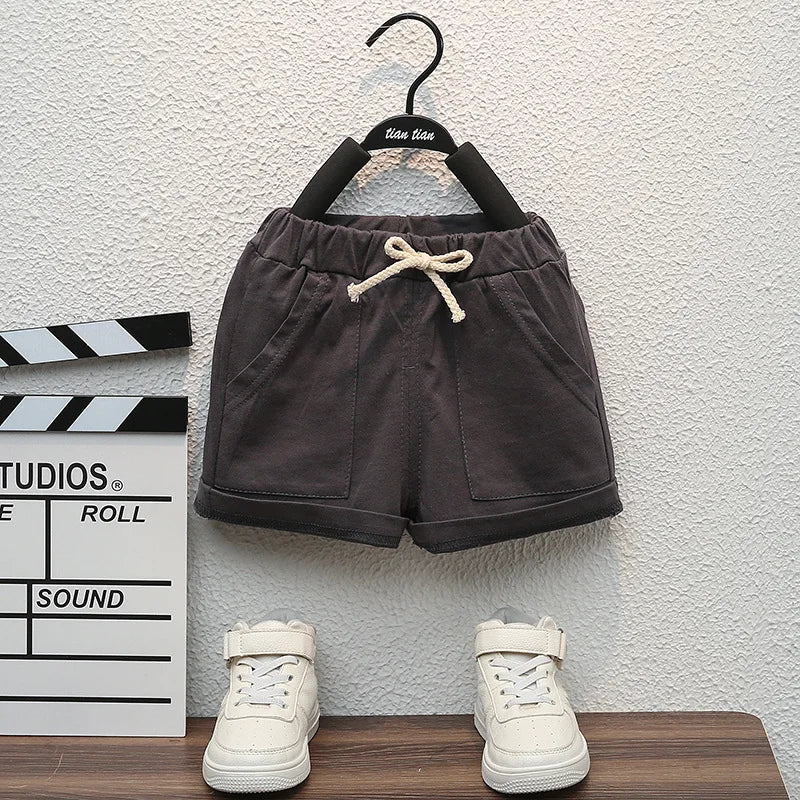 New Summer Baby Boys Clothes Sets Fashion Cotton Letter Printing T-shirts+Tooling Shorts 2pcs Kids Outfits for Infant Tracksuit GONZALES ONLINE SHOP