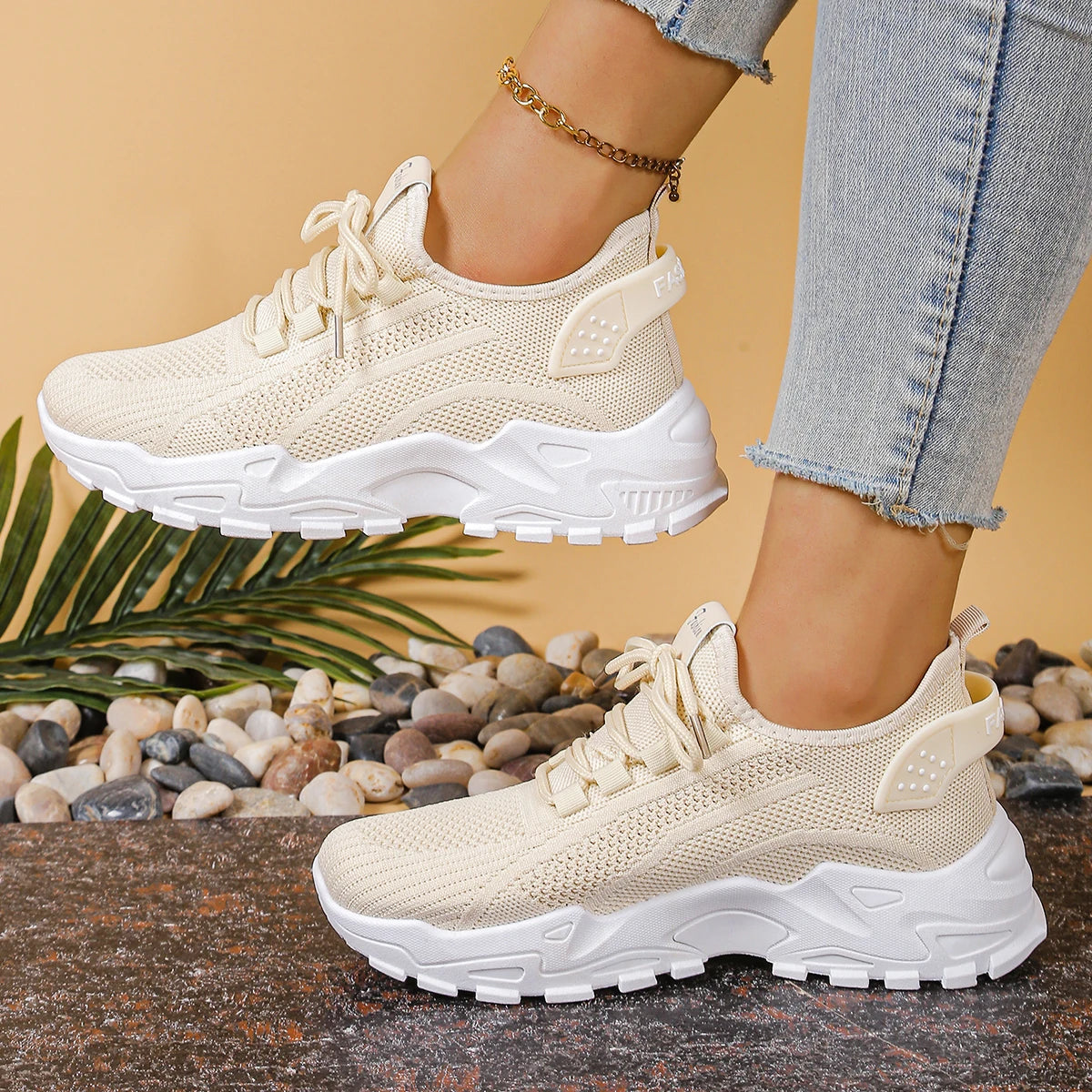 Women's shoes, women's sports shoes 2025 Women's shoes Breathable single-mesh dad shoes Women's casual and versatile sports shoe GONZALES ONLINE SHOP
