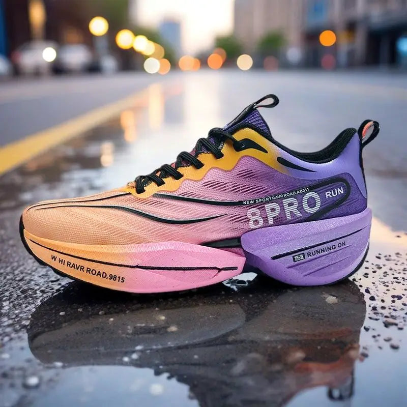 Men's Running Shoes Carbon Plate Racing Marathon Athletic Shoes Cushioned Comfortable Road Sneakers Teenage Training Shoes GONZALES ONLINE SHOP