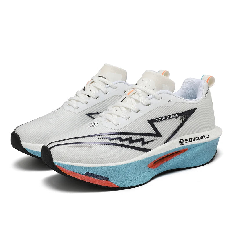 Running Shoes Carbon Board Speciality Marathon Men Sports Breathable Lightweight Women's Comfortable Athletic Nonskid Sneakers GONZALES ONLINE SHOP