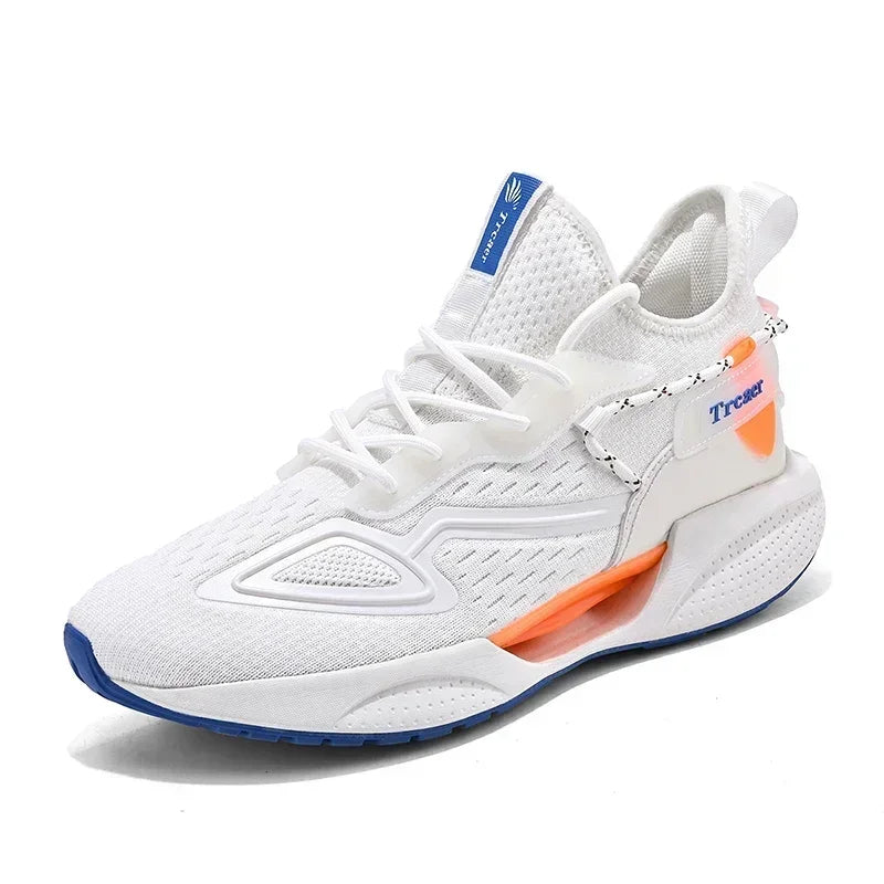 Sneakers Men High-quality Running Shoes with Popcorn Shoe Comfortable Unisex Running Walking Casual Tennis Shoe Breathable Light GONZALES ONLINE SHOP